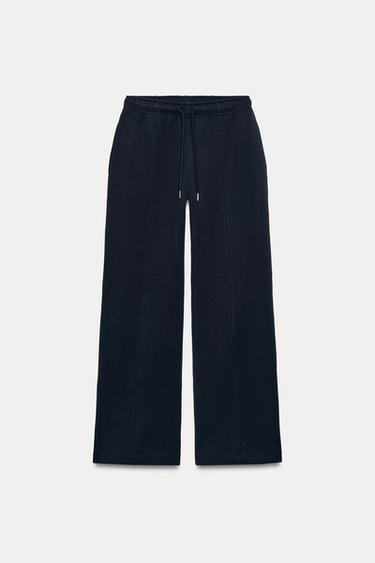 RAVNE HLAČE - Mornarsko modra od Zare