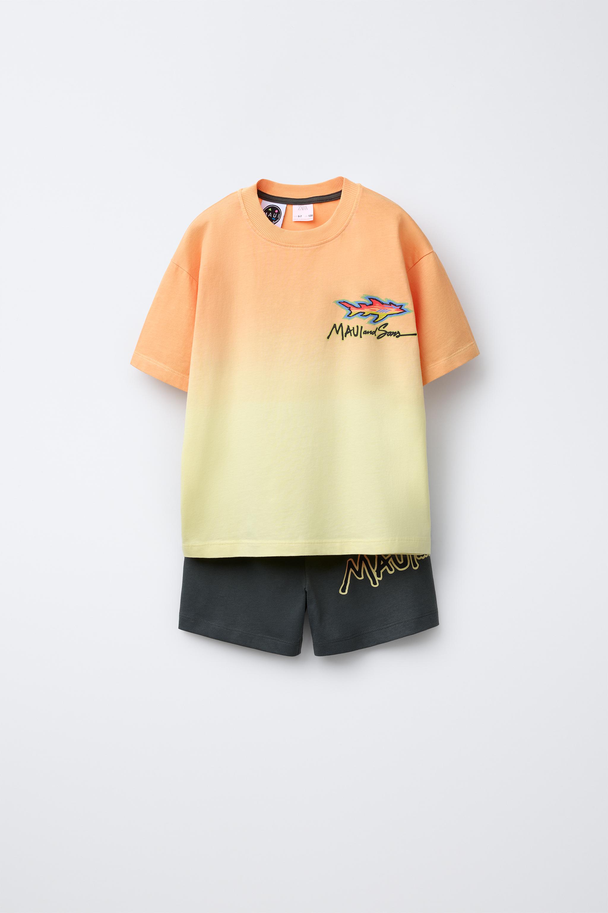 6～14歳/ MAUI & SONS ®パジャマ - オレンジ色 | ZARA Japan / 日本