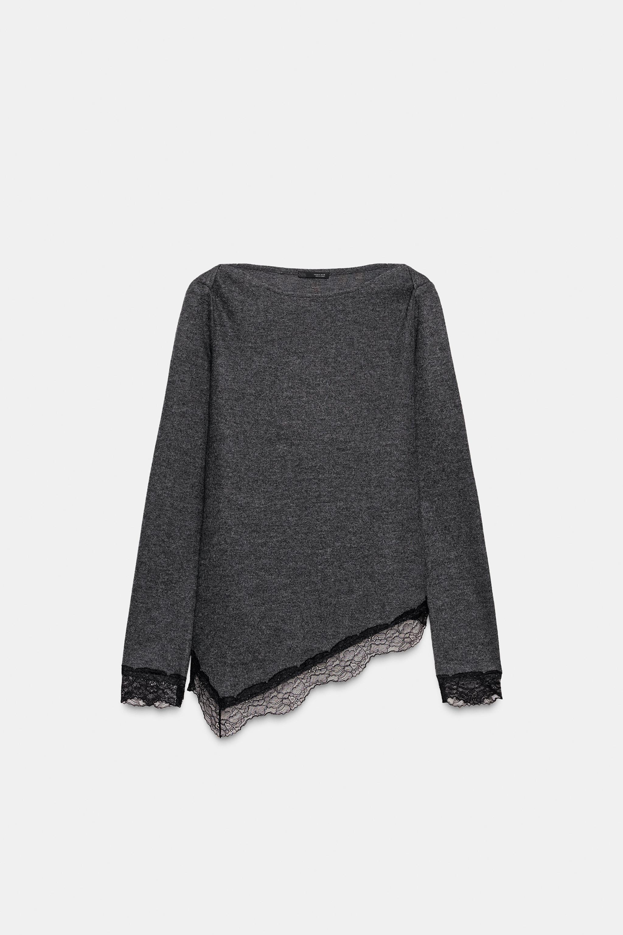 TOP EFFET DOUX EN DENTELLE