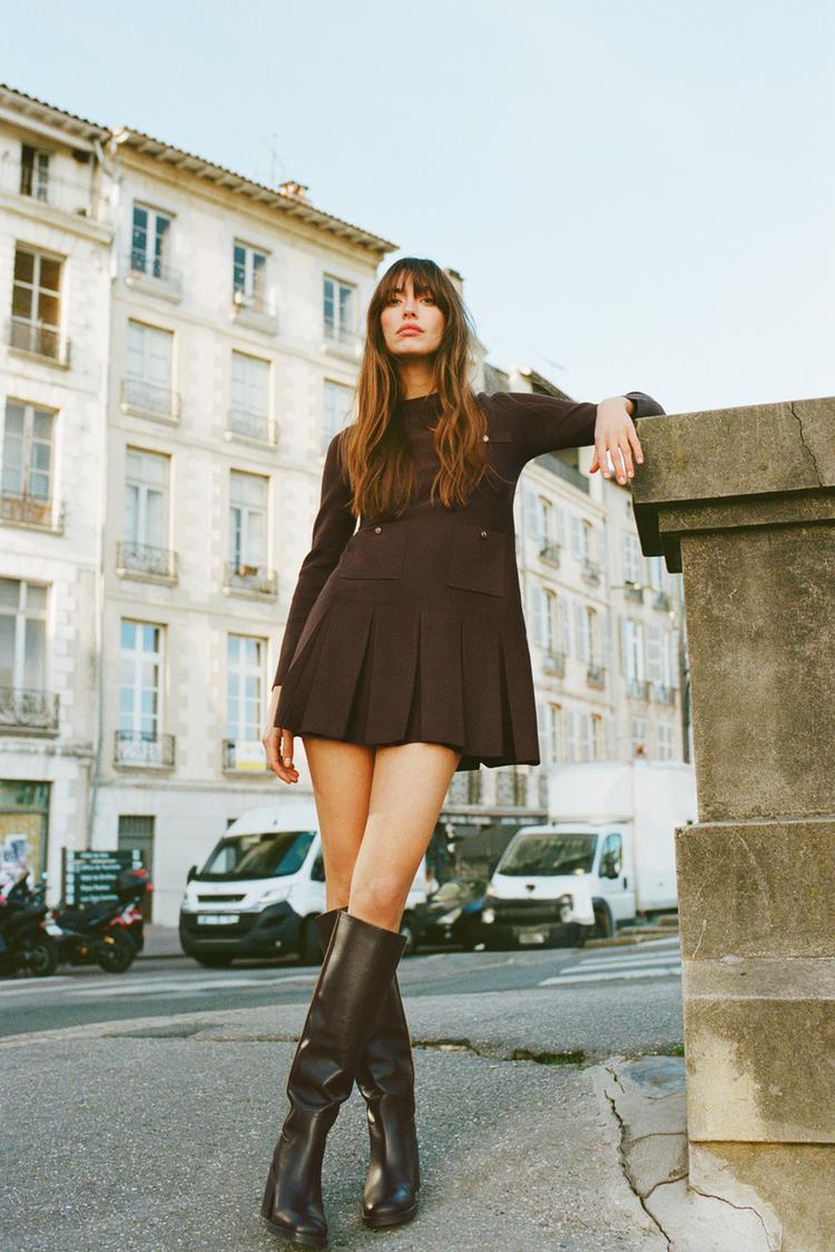 Robe Courte Robe Trapeze Zara Robe Courte Trapèze ZARA TRAFALUC