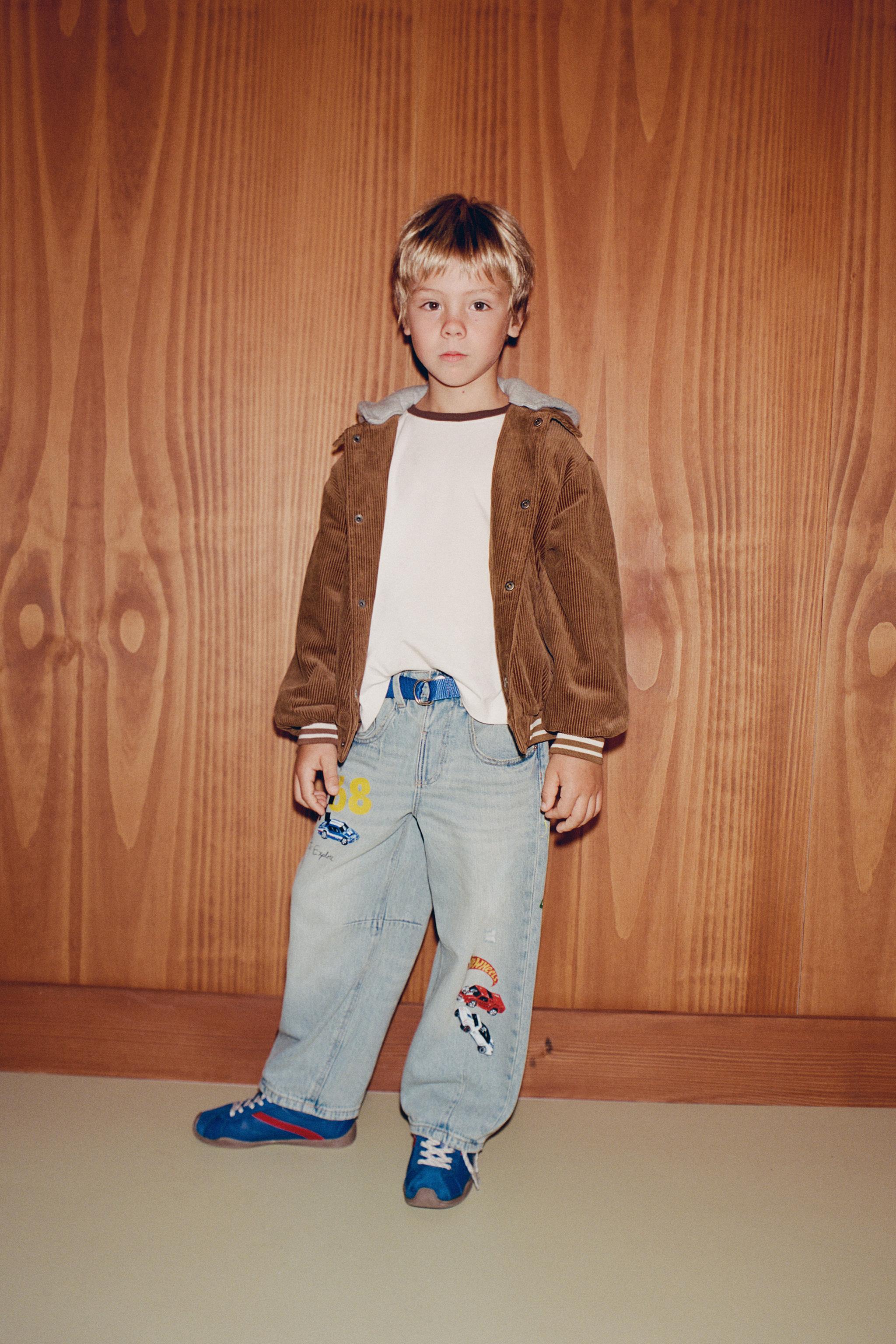 Детские джинсы Zara HOT WHEELS MATTEL © BAGGY JEANS — фото 7