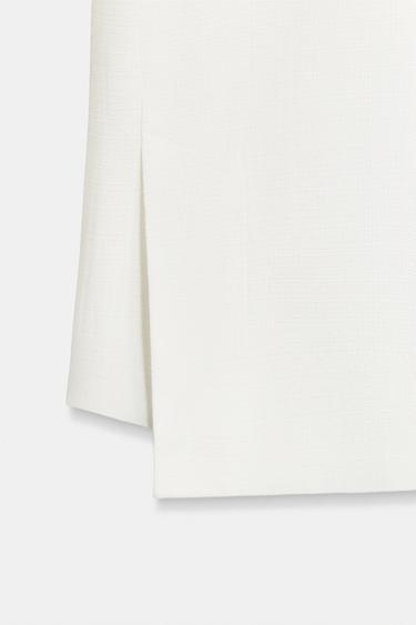 ZW COLLECTION STRAIGHT-LEG TROUSERS - Ecru by Zara - Image 6