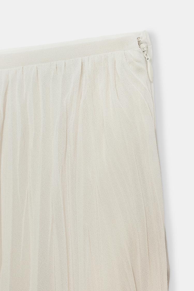FALDA MIDI PLISADA ZW COLLECTION 7