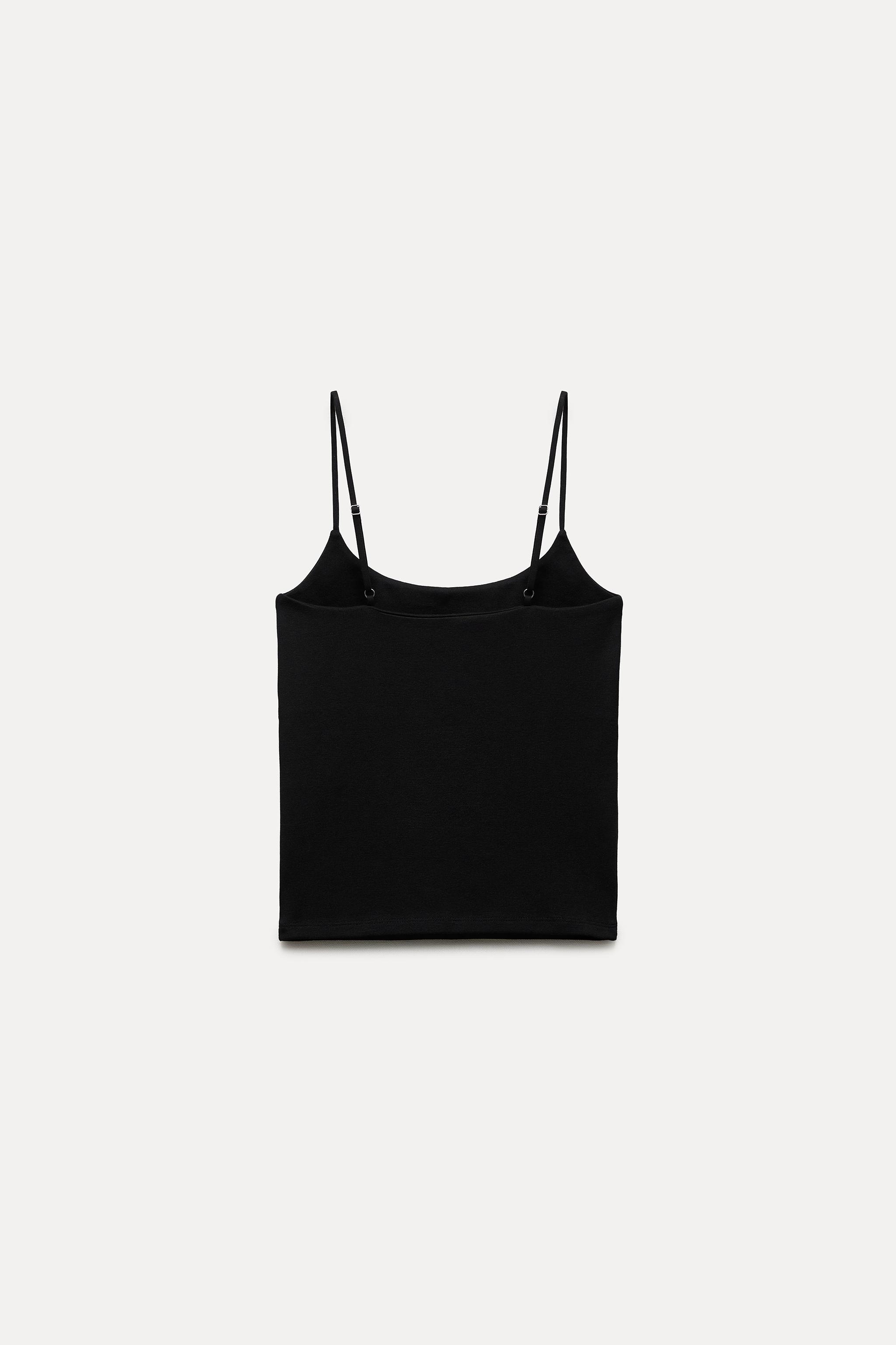 COTTON TANK TOP - Black | ZARA United States