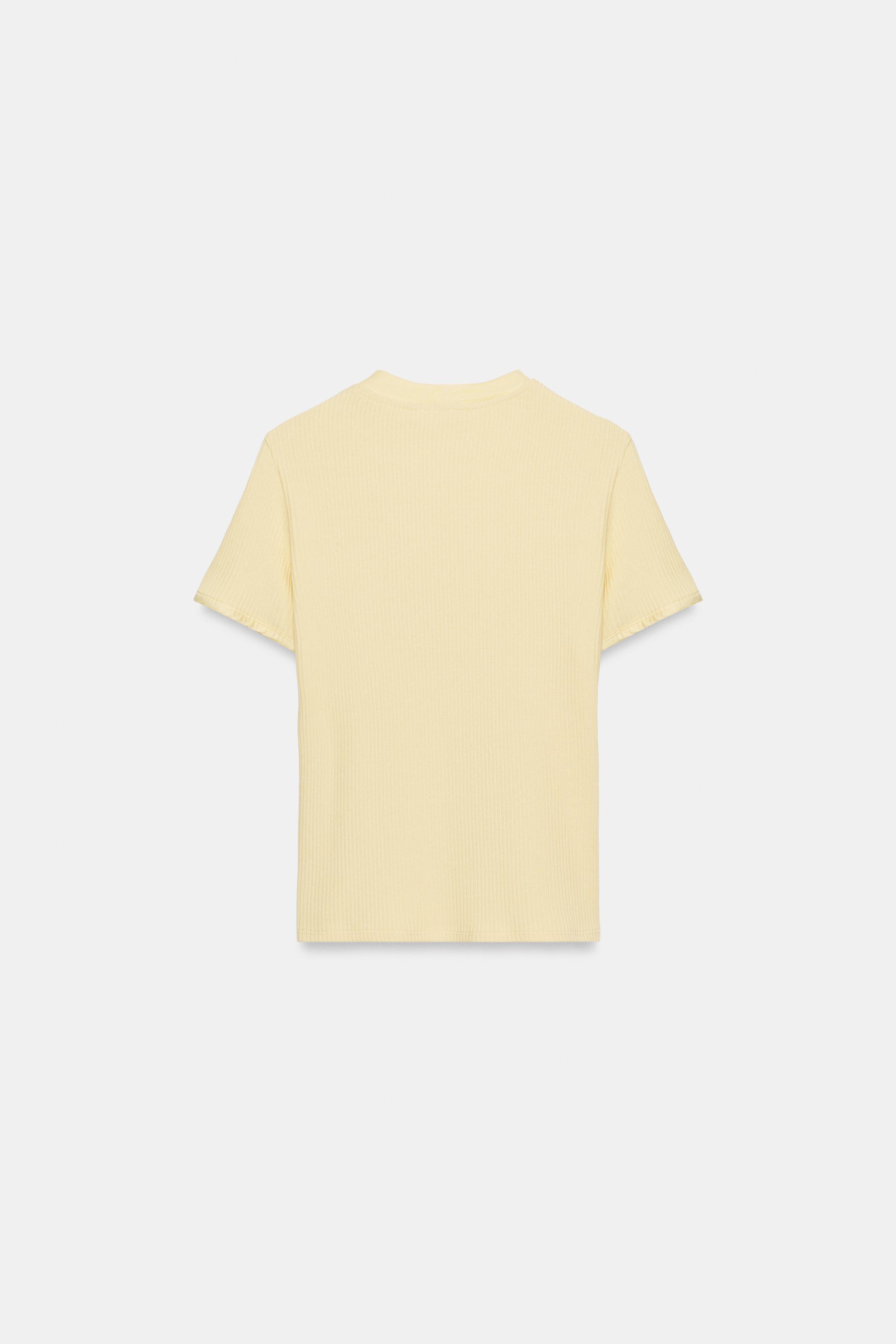 COTTON BUTTON T-SHIRT