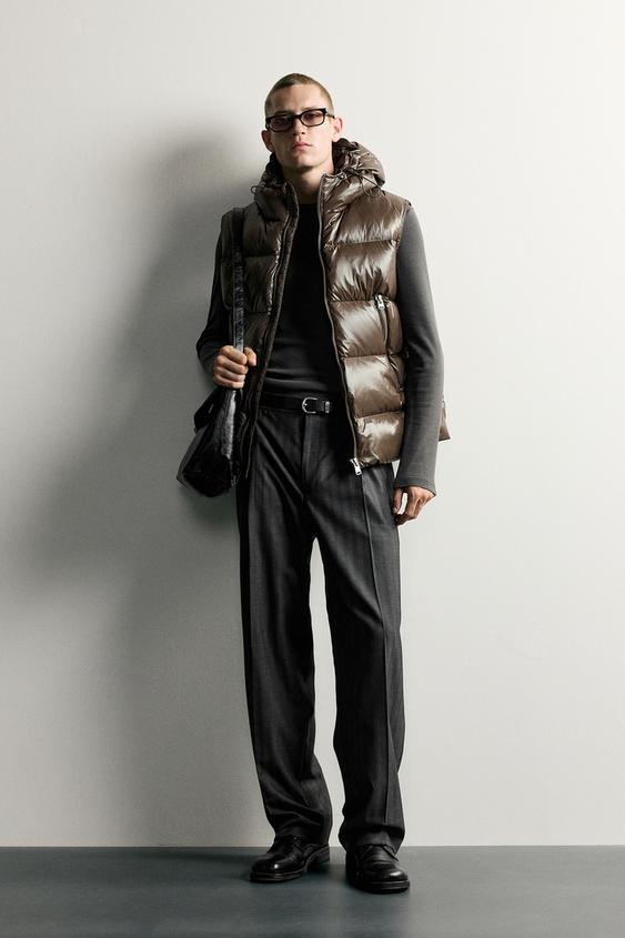 WATER-REPELLENT 60% DOWN - 40% FEATHER GILET - Ochre de Zara - Imagen 0