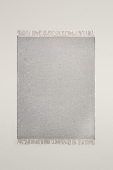 MANTA ESTRUCTURA ROMBOS - Gris de Zara - Imagen 0
