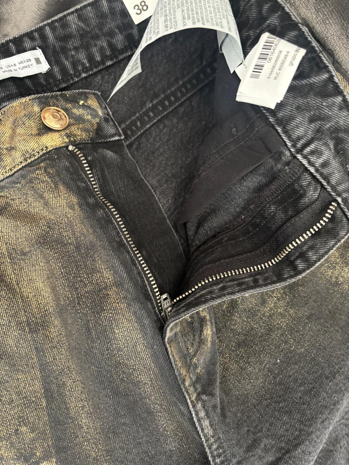 Z1975 STRAIGHT HIGH-WAIST FOIL JEANS - Image 4