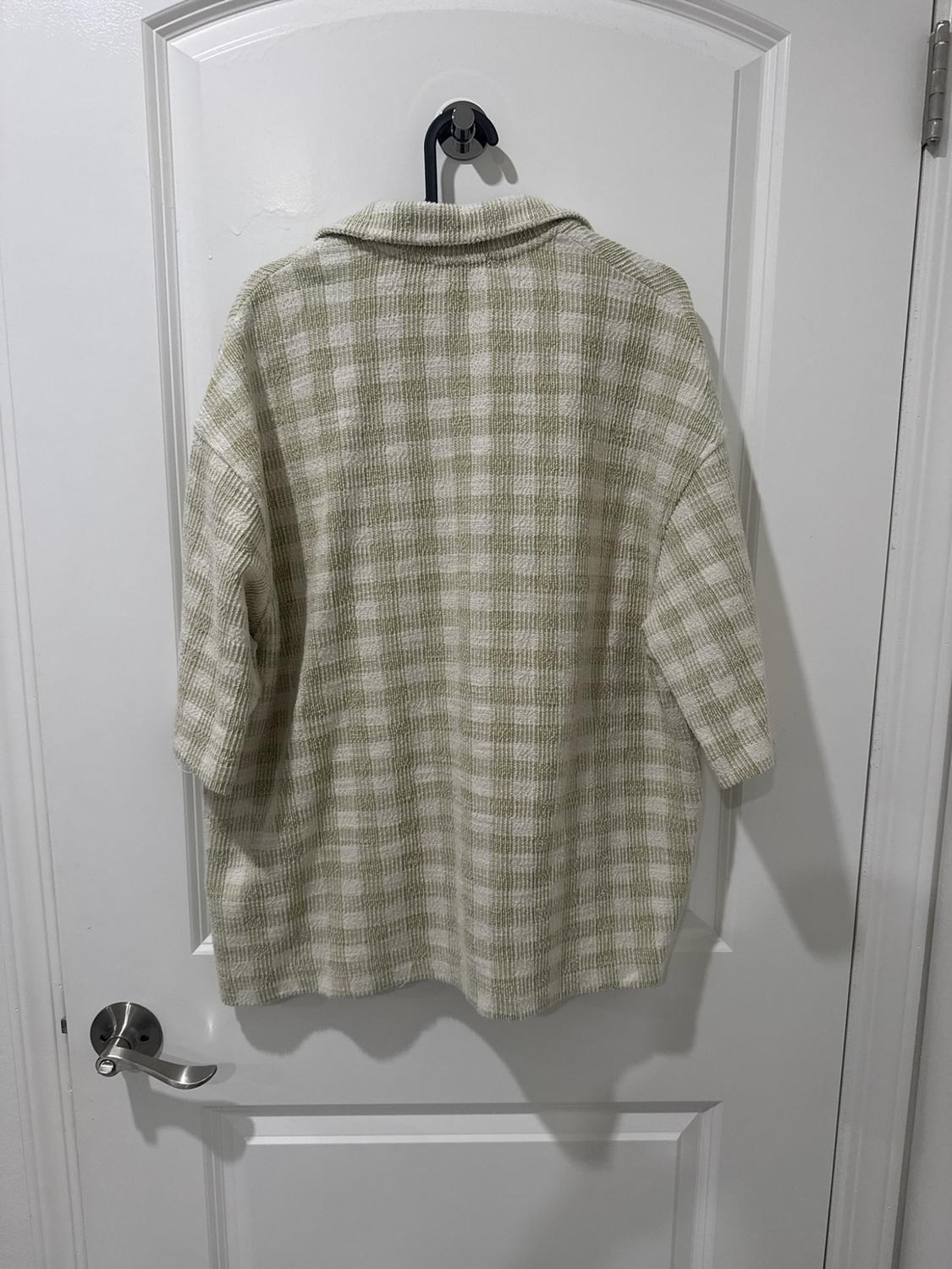 TEXTURED CHECKERED SHIRT - Image 2