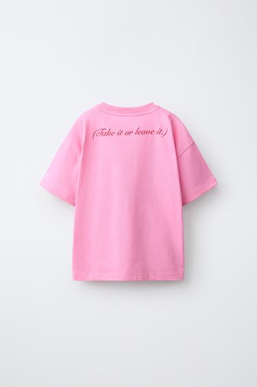 TEAM SIX SEVEN PRINTED T-SHIRT — Pink 2