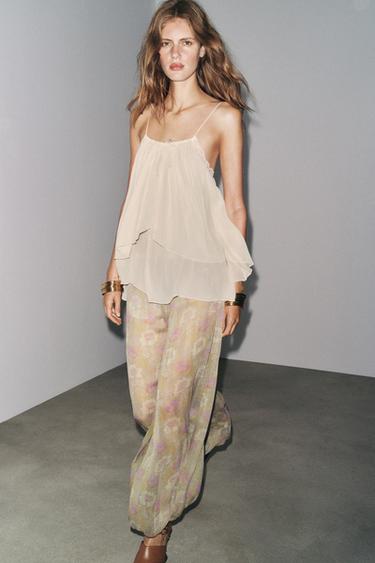 ZW COLLECTION FLORAL TROUSERS - 024 by Zara - Image 3