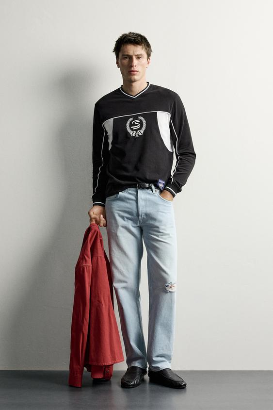 TRIČKO S KONTRASTNÍMI POTISKY AYRTON SENNA © SENNA BRANDS - Černá od Zara - Obrázek 0