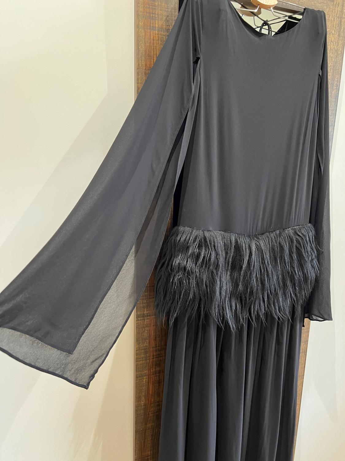 LIMITED EDITION FAUX FUR SASH DRESS - Image 3