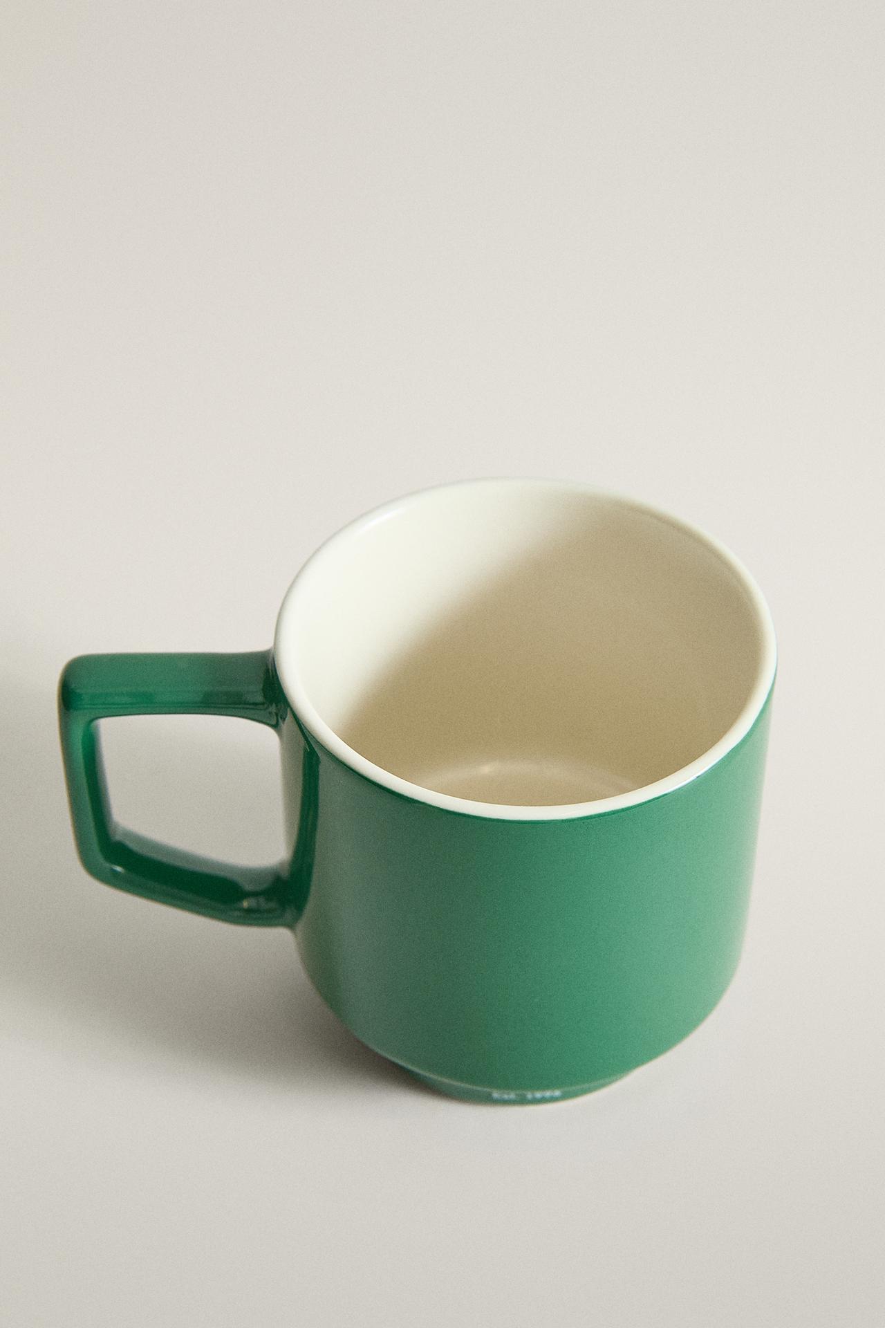 STONEWARE ESPRESSO MUG | 0FR. PARIS — Green