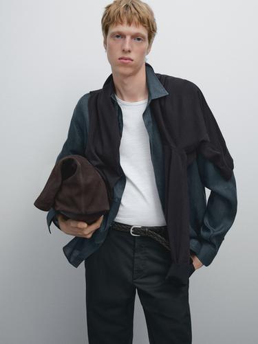 Pantalon slim fit - Bleu marine de Zara