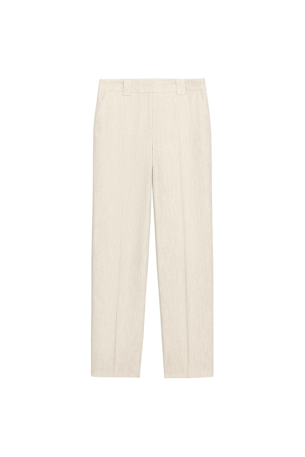 RUSTIC FABRIC STRAIGHT LEG PANTS - image 3