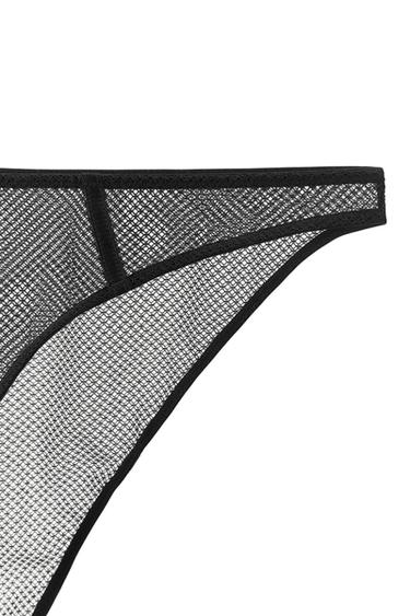 Zara MESH PANTIES - Black