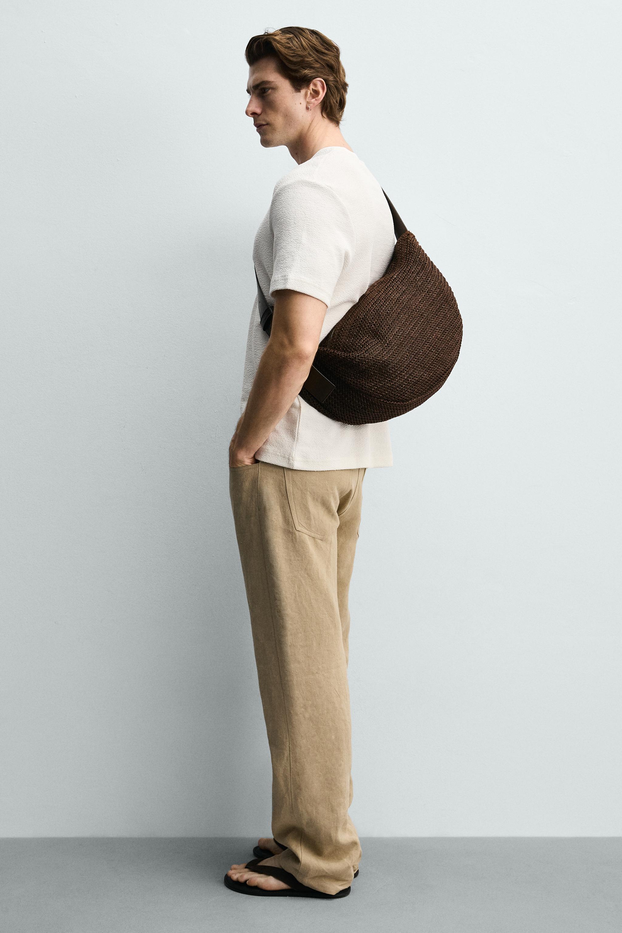 WOVEN SHOULDER BAG