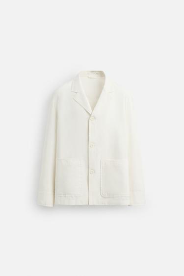 BLAZER RELAXED FIT - Blanc de Zara - Image 5