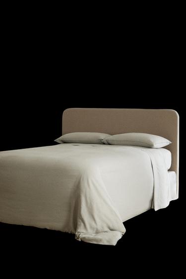 Zara WASHED LINEN DUVET COVER (140 GXM²) - Blue gray