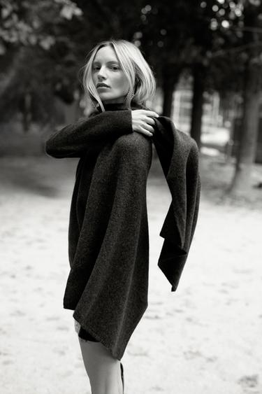 ÉCHARPE BASIQUE UNIE - Gris de Zara - Image 1
