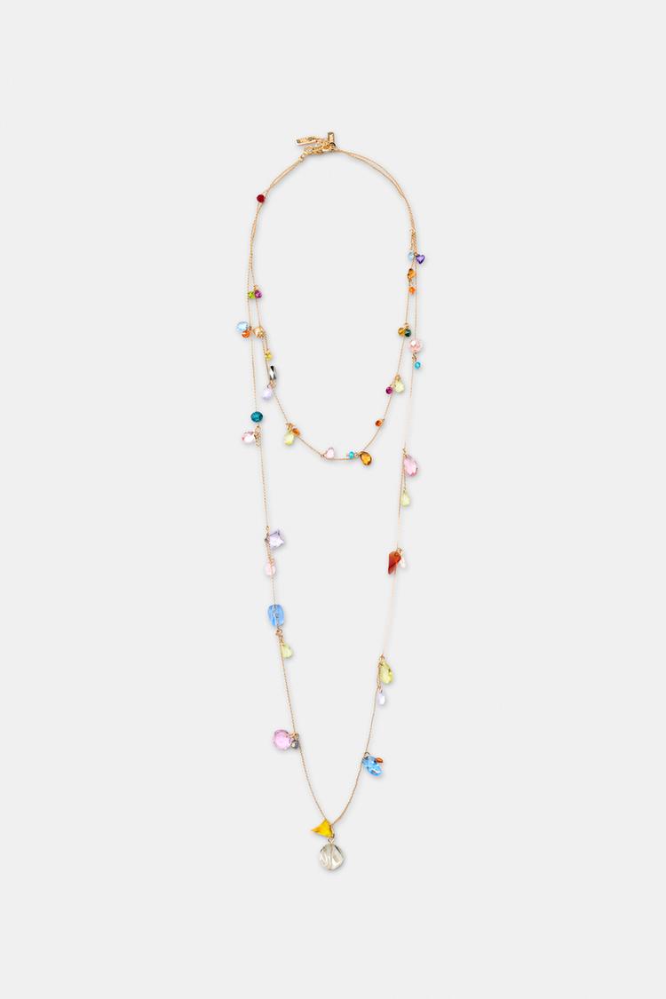 PAQUETE DE 2 COLLARES DE CUENTAS DE RESINA 3