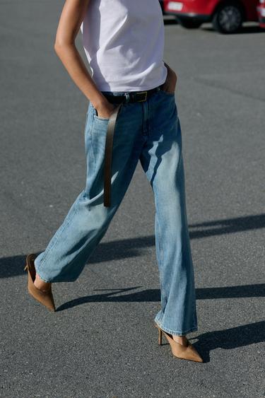 MULES À TALONS HAUTS - Marron sable de Zara - Image 1