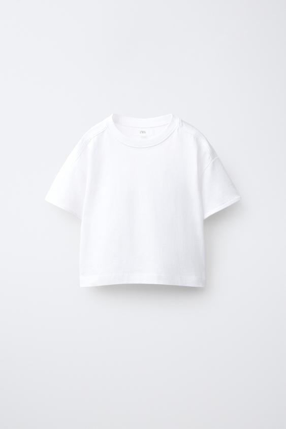 PLAIN T-SHIRT - White by Zara - Image 0