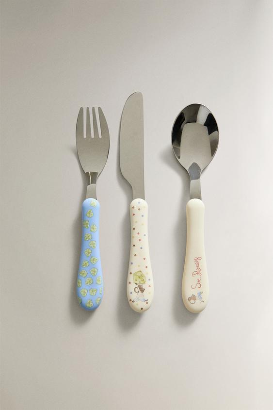 Zara KIDS CERAMIC MR. PÉREZ FLATWARE SET - Multicolored - Image 0