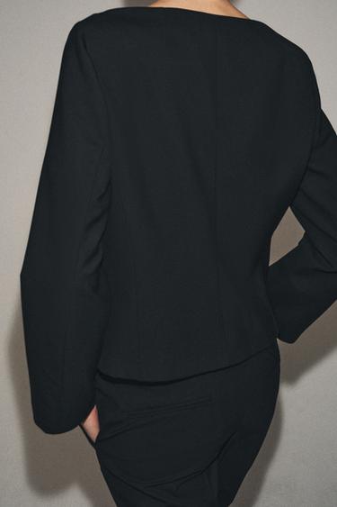 GILET BOUTONS ZW COLLECTION - Noir de Zara - Image 2