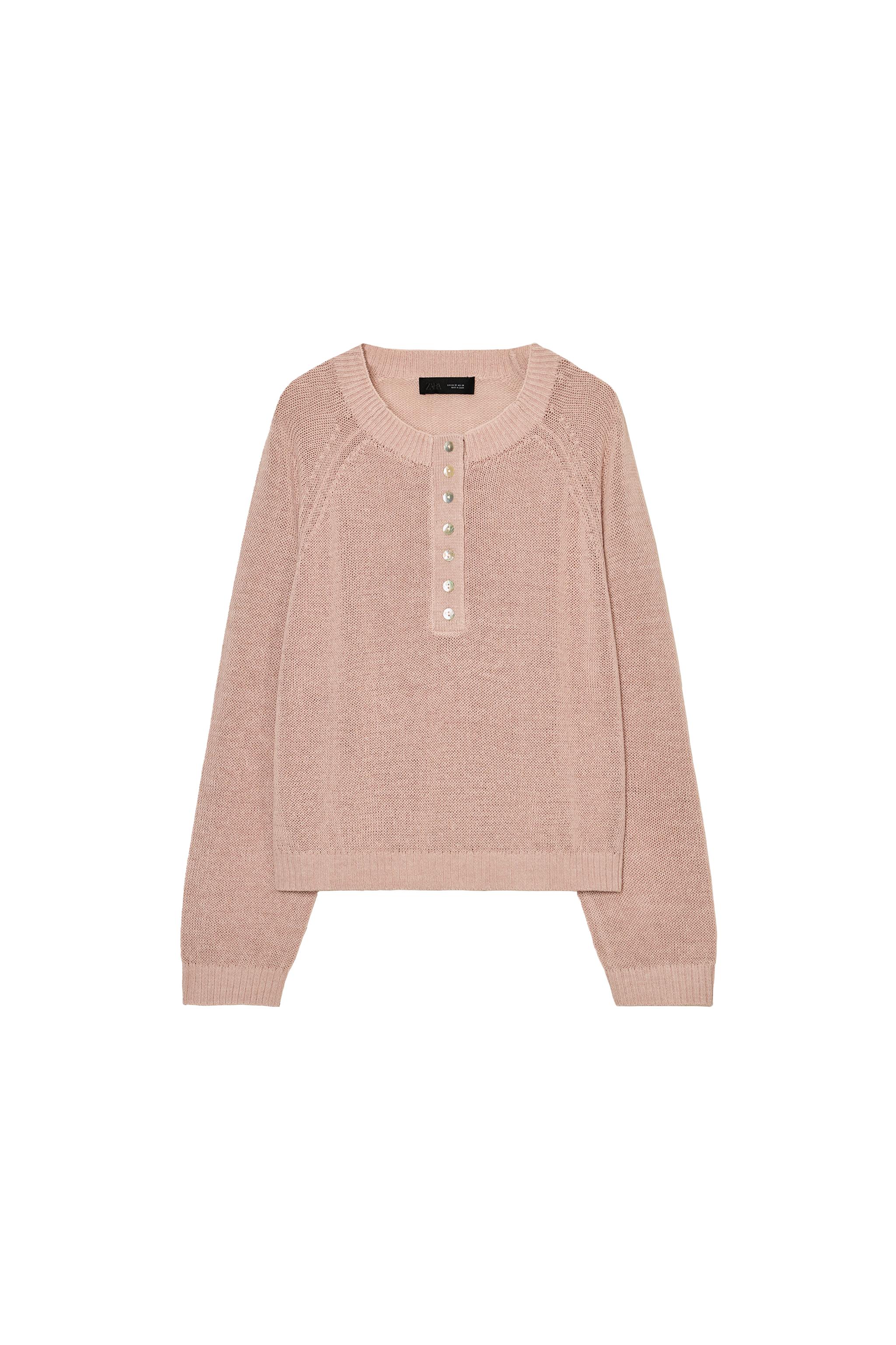 zara — MAGLIA IN MAGLIA CON BOTTONI