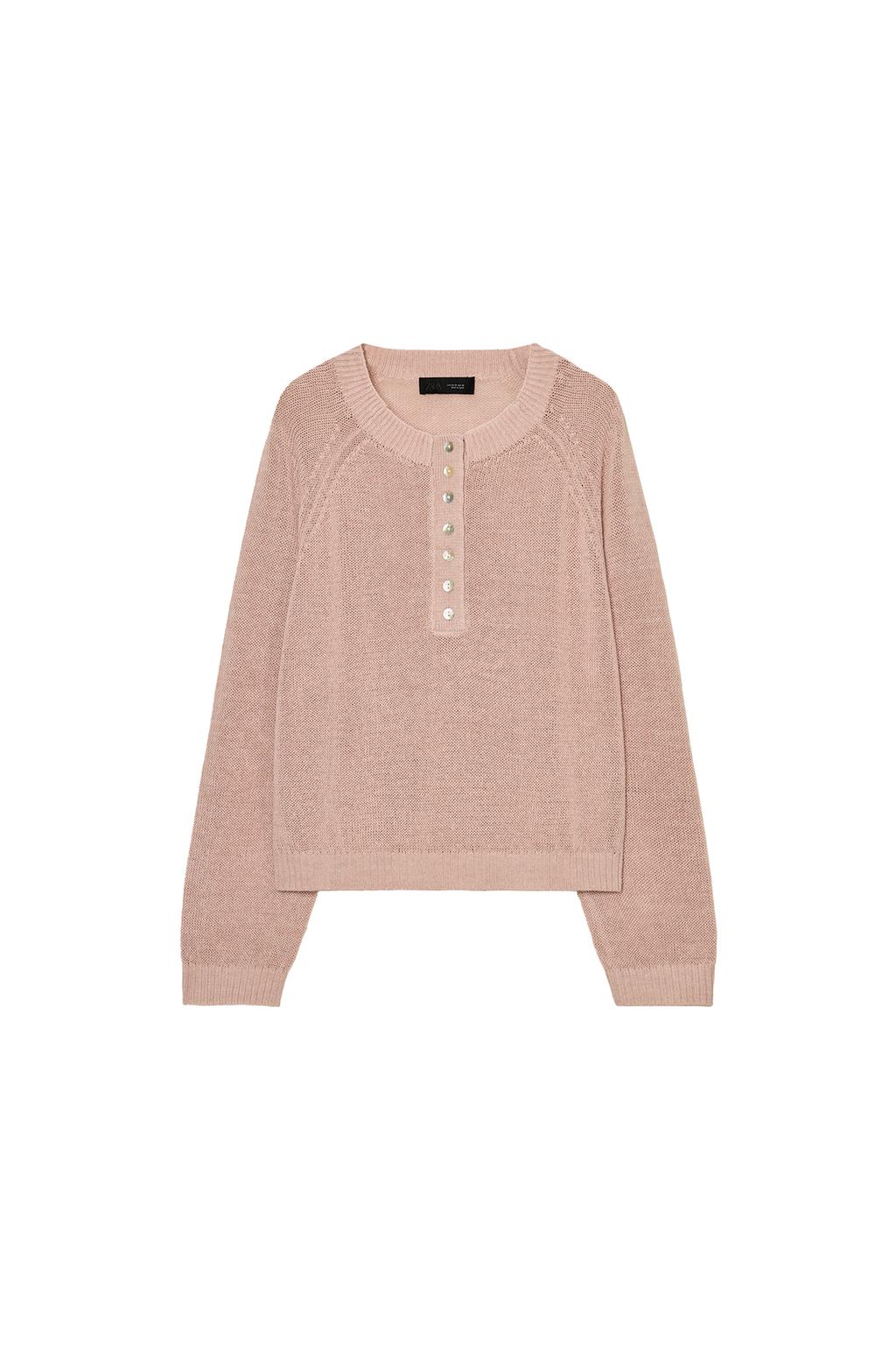 BUTTON KNIT JUMPER - image 3
