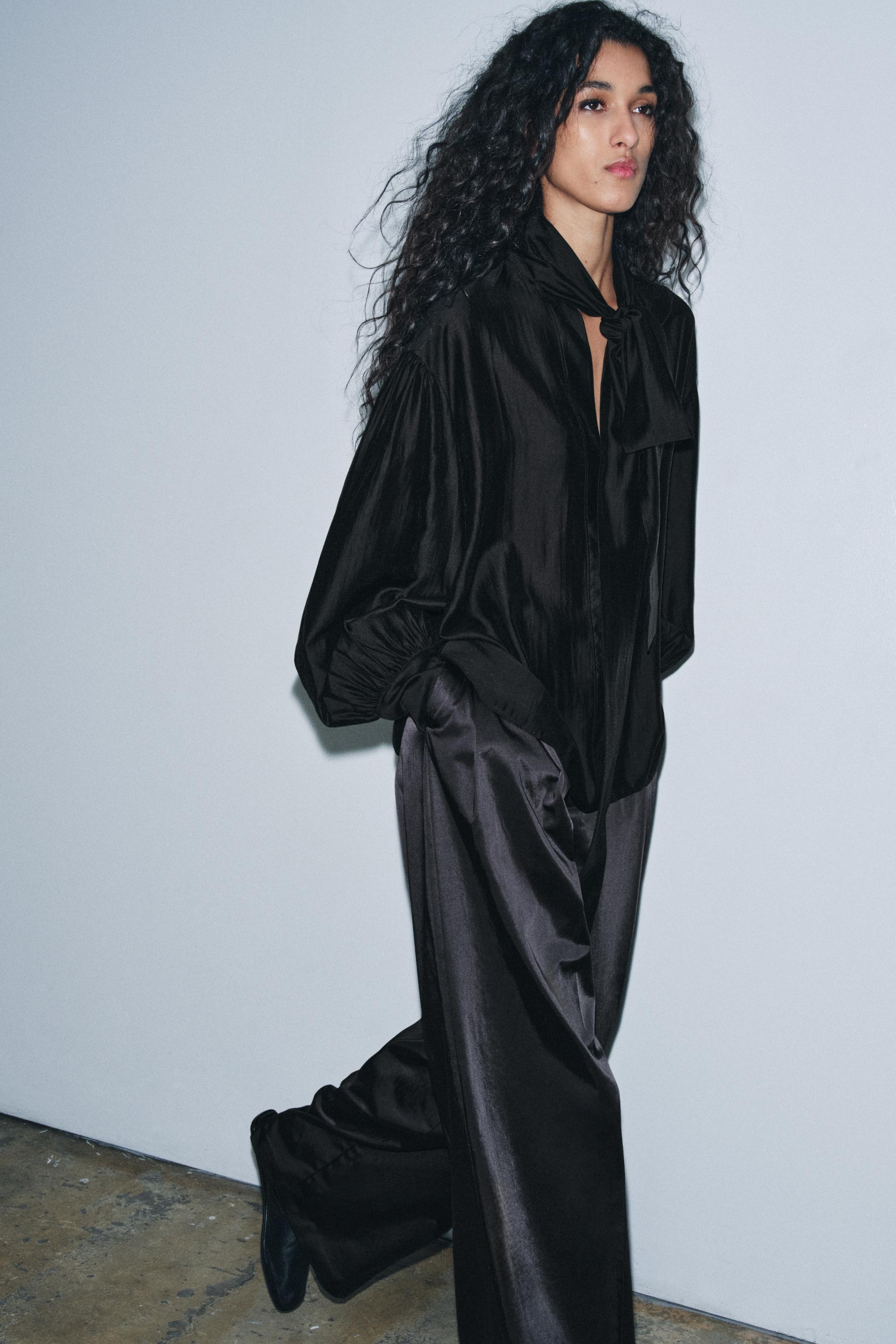 CHEMISE FLUIDE À NŒUDS ZW COLLECTION