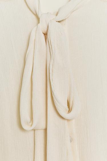 ZW COLLECTION LACE PLAYSUIT - Ecru / Beige by Zara - Image 9