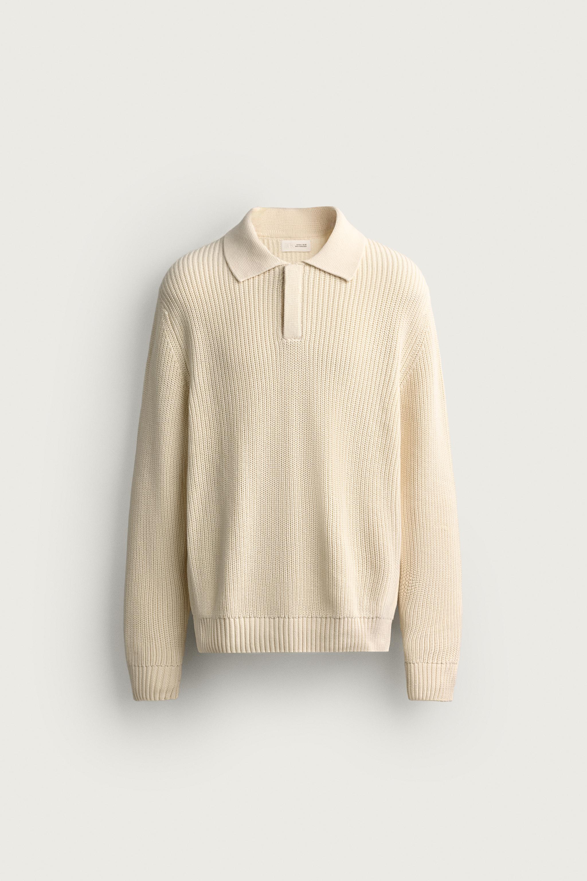 POLO REGULAR FIT EN MAILLE PERLÉE
