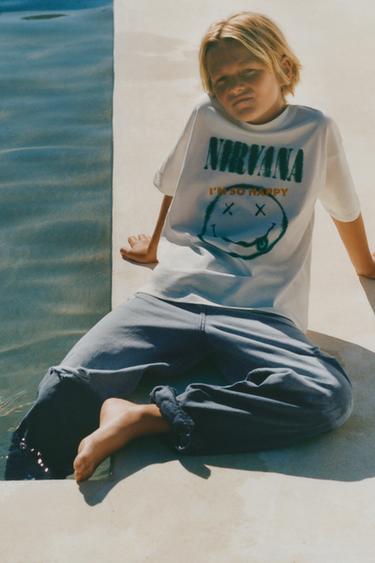 Zara NIRVANA ® T-SHIRT - White