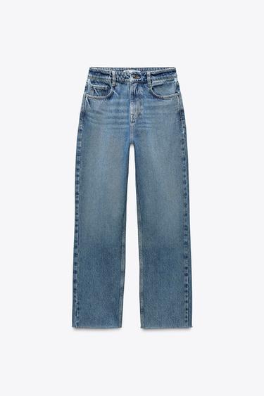 JEAN Z1975 DROIT À TAILLE HAUTE - Bleu moyen de Zara - Image 4