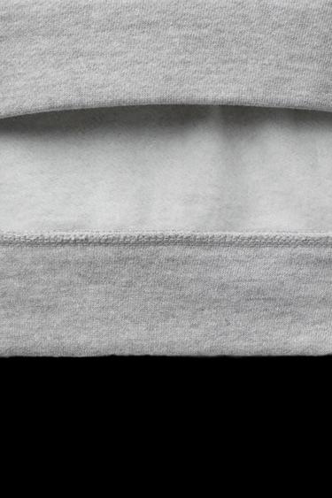 SWEATSHIRT MIT CHAMPION ® X ZARA SCHRIFTZUG - Grau meliert von Zara