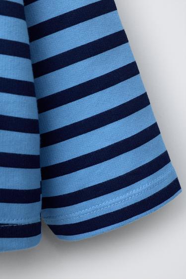 STRIPED POLO SHIRT - Bluish by Zara - Image 3