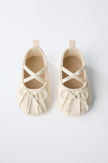 BALLERINES DE CÉRÉMONIE - Blanc écru de Zara - Image 3