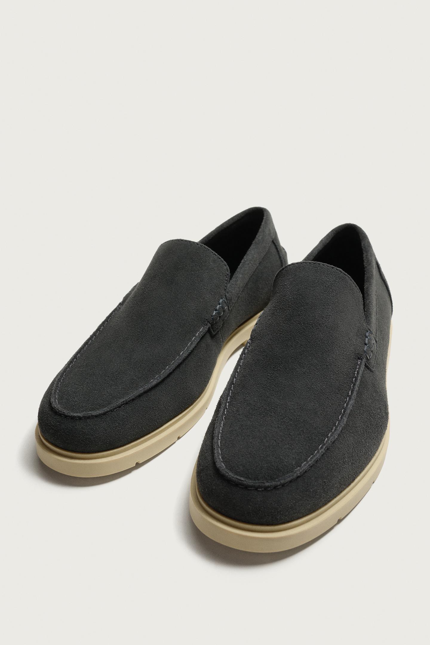 Мужские туфли Zara Casual Leather — фото 5