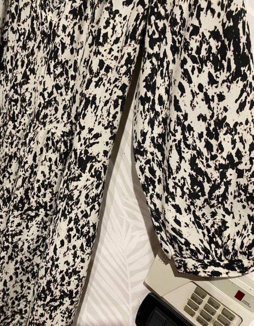LACE-TRIMMED PRINTED DRESS - Image 4