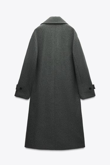 MANTEAU OVERSIZE SOFT - Gris de Zara - Image 2