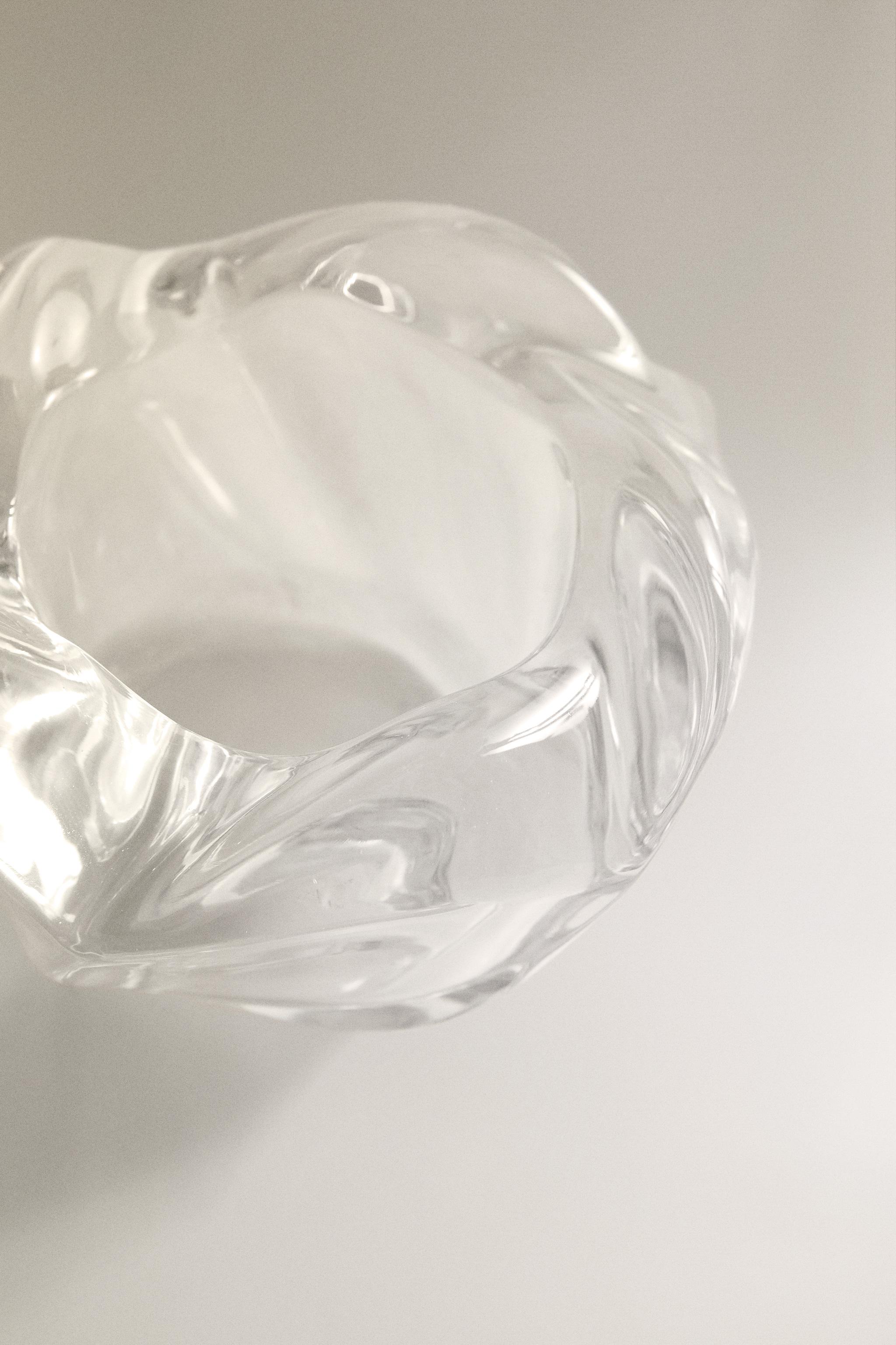PORTE-BOUGIE VERRE ÉPAIS
