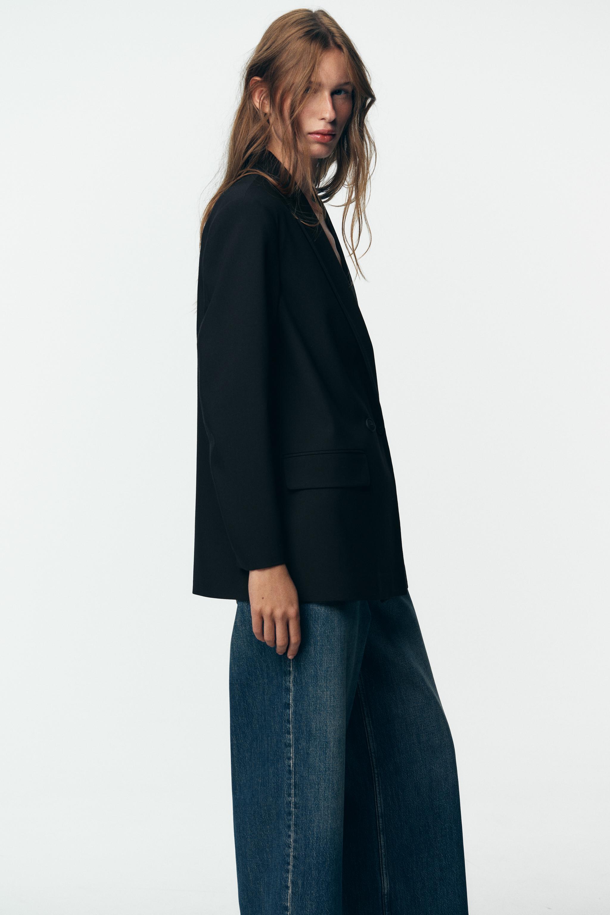 KRUVAZE OVERSIZE BLAZER - Görsel 3