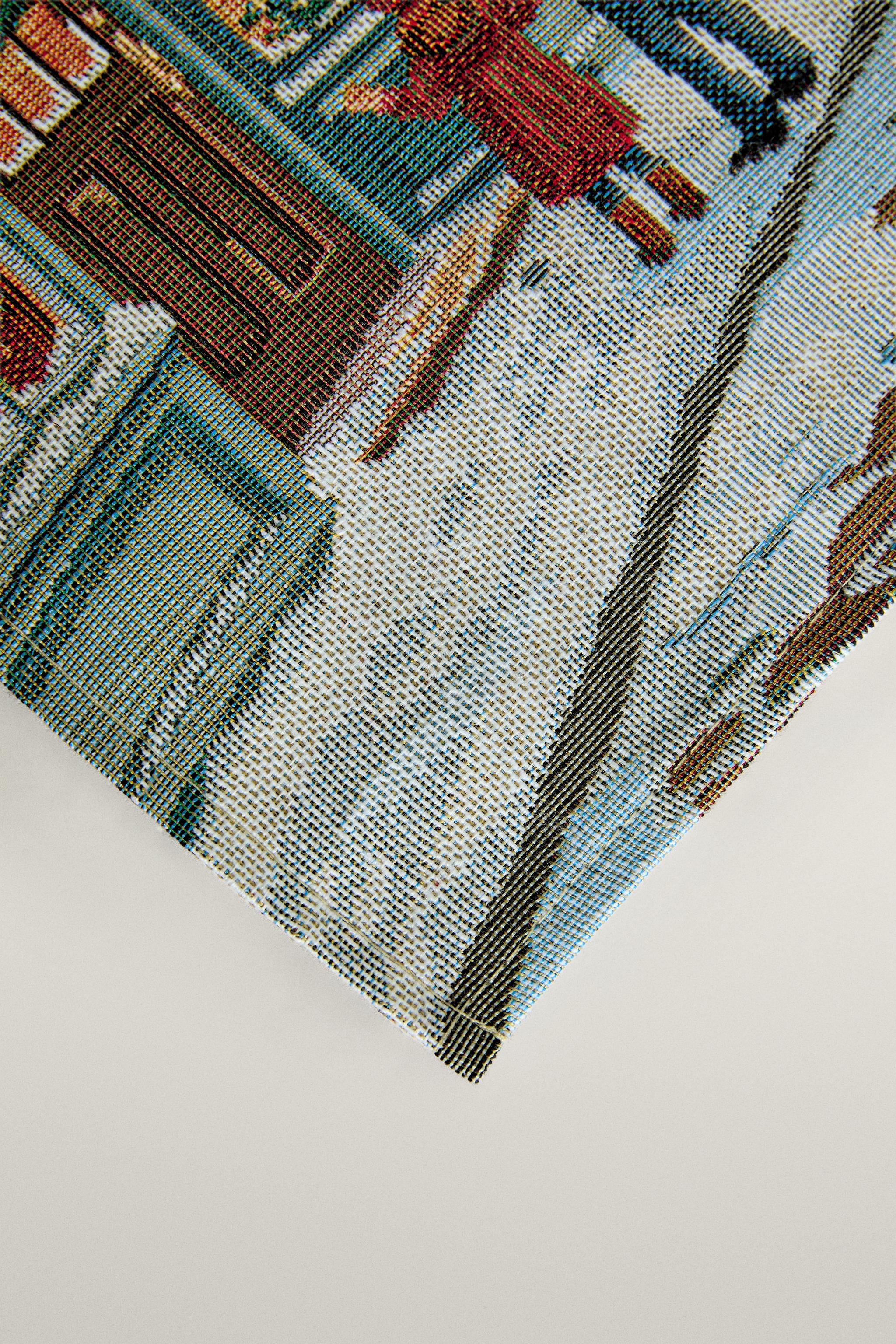 CHRISTMAS VILLAGE JACQUARD PLACEMAT