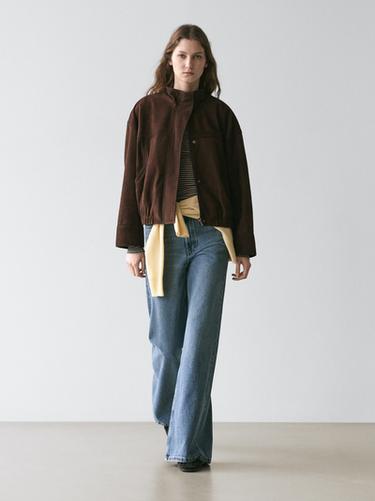 Jean flare mid-rise - Bleu moyen de Zara