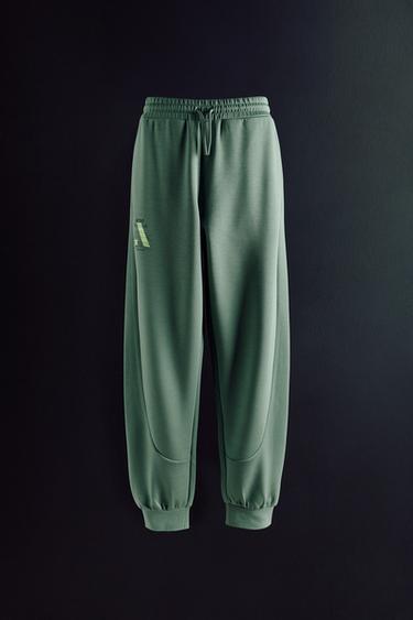 PANTALÓN JOGGER SPORTY - Verde agua de Zara