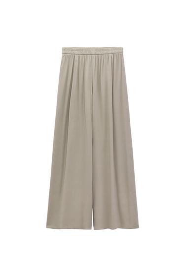 FLOWING WIDE-LEG TROUSERS