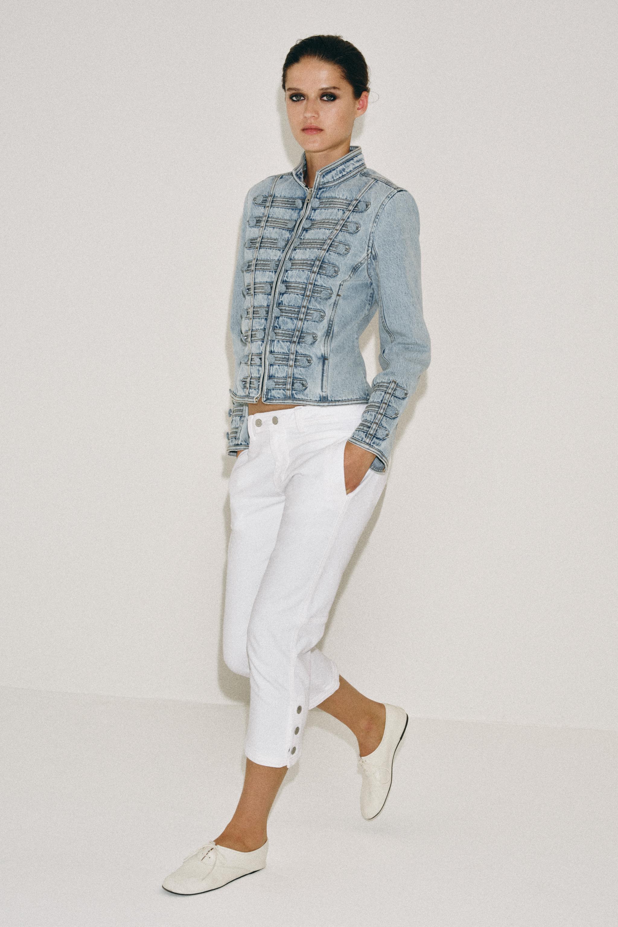 ZW COLLECTION MID-RISE CAPRI JEANS